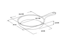 GreenPan Essentials Pannenkoekenpan 24cm - Zwart - Inductie - PFAS-vrij -Woonkeuken Winkel 1200x800 32