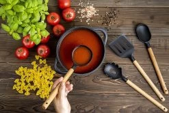 Smile 10-Delige Pannenset - Anti Aanbaklaag - Vaatwasser Bestendig - Zwart - MGK-17 21 Smile 10-Delige Pannenset - Anti Aanbaklaag - Vaatwasser Bestendig - Zwart - MGK-17 -Woonkeuken Winkel 1200x800 65