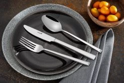 Sola Bestekset Luxor - Modern - 9 Persoons - 90 Delig - Zilverwit Edelstaal 18/10 - RVS - Zilver -Woonkeuken Winkel 1200x801 10