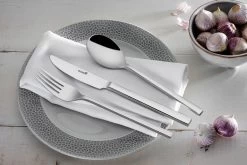 Sola Bestekset Montreux - Modern - 12 Persoons - 100 Delig - Zilverwit Edelstaal 18/10 - RVS - Zilver -Woonkeuken Winkel 1200x801 11