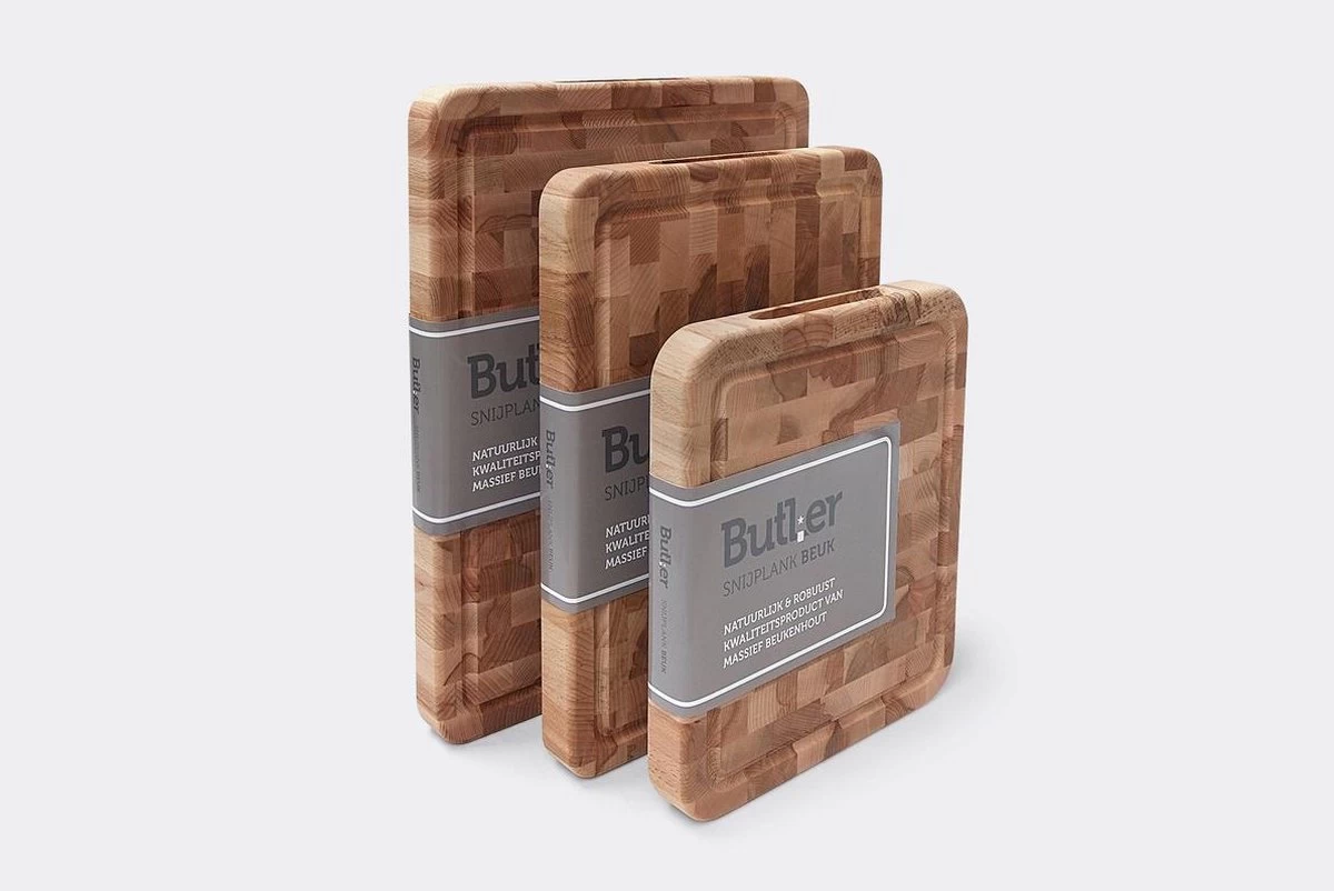 Butler Betulla - Snijplank Met Ril - 40 X 30 Cm 4 Butler Betulla - Snijplank Met Ril - 40 X 30 Cm - Afbeelding 2