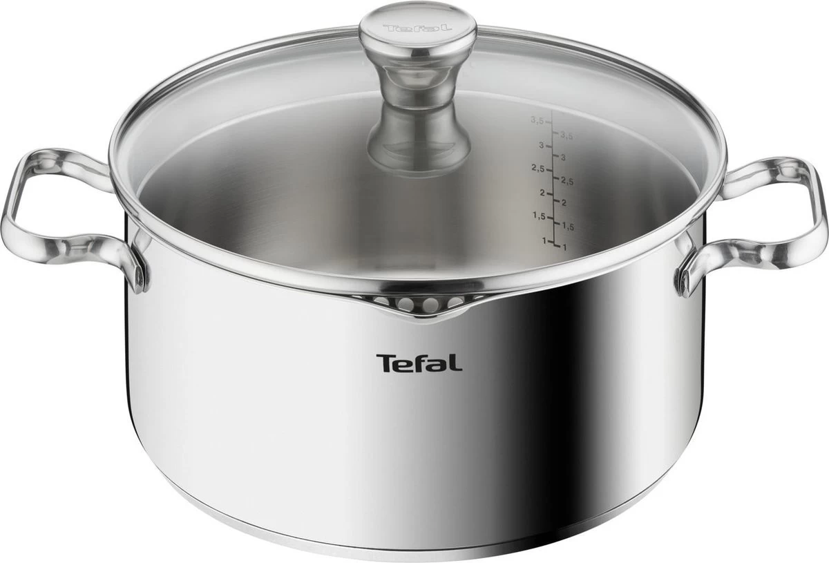 Tefal Duetto 3-delige Kookset - Steelpan Ø 16 Cm, Kookpan Ø 20/24 Cm 10 Tefal Duetto 3-delige Kookset - Steelpan Ø 16 Cm, Kookpan Ø 20/24 Cm - Afbeelding 8