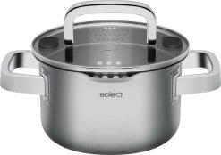 Sola Pannenset Juvia - 4 Delig - Ø 16,16,18,20 Cm - Zilver - RVS - Sandwichbodem -Woonkeuken Winkel 1200x845 1