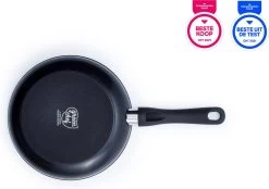 GreenChef Diamond Koekenpan 20cm - Zwart - Inductie - PFAS-vrij -Woonkeuken Winkel 1200x846