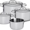 Sola Pannenset Mirage - 4 Delig - Ø 16,16,18,20 Cm - Zilver - RVS - Sandwichbodem -Woonkeuken Winkel 1200x847