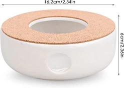 ConBlom Keramische Theepot, Warmer, Theewarmer, Koffiewarmer, Stoofje, Met Kurk-stoofje, Theepot Basis, Theefornuis, Melkwarmer Voor Thuis, Café, Theemelk (zonder Kaars En Theepot) 12 ConBlom Keramische Theepot, Warmer, Theewarmer, Koffiewarmer, Stoofje, Met Kurk-stoofje, Theepot Basis, Theefornuis, Melkwarmer Voor Thuis, Café, Theemelk (zonder Kaars En Theepot) -Woonkeuken Winkel 1200x855