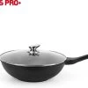 Swiss Pro+ - Marmeren Wokpan - Ø 32 Cm - Geschikt Voor Alle Warmtebronnen -Woonkeuken Winkel 1200x866