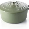 BK Bourgogne Braadpan Ø 24 Cm - Groen - Gietijzer - Inductie 2 BK Bourgogne Braadpan Ø 24 Cm - Groen - Gietijzer - Inductie -Woonkeuken Winkel 1200x895