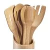 Merkloos Keukengerei Set Hout Met Houder Bamboe Lepel Spatel Keukenhulp -Woonkeuken Winkel 1200x899 27