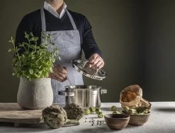 Sola Pannenset Juvia - 4 Delig - Ø 16,16,18,20 Cm - Zilver - RVS - Sandwichbodem -Woonkeuken Winkel 1200x911