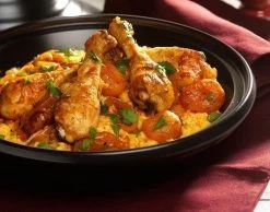 Cosy & Trendy Tajine Zwart / Oranje - Gietijzeren Schaal - Ø25cm - Geschikt Voor Inductie -Woonkeuken Winkel 1200x944