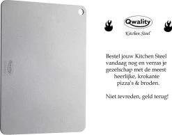 Pizzasteen Van Staal – Pizza Steen - Pizza En Brood Bakken - 40 X 30 X 0,6 Cm - Cadeau Voor Man - Kitchen Steel By Qwality 12 Pizzasteen Van Staal – Pizza Steen - Pizza En Brood Bakken - 40 X 30 X 0,6 Cm - Cadeau Voor Man - Kitchen Steel By Qwality -Woonkeuken Winkel 1200x944 4