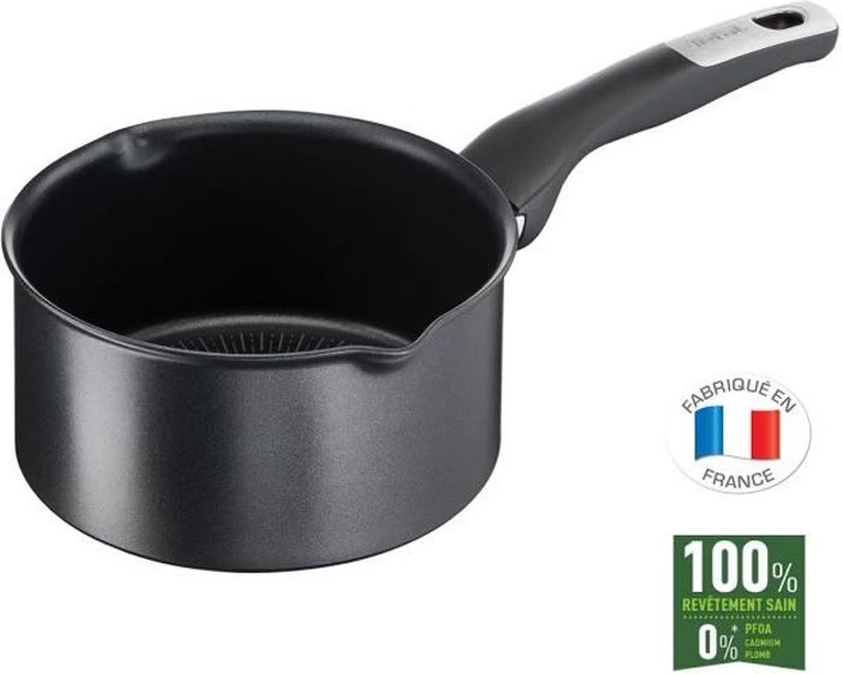 Tefal Unlimited Hoogwaardig Titanium Coated Non-Stick Steelpan - 18 Cm - 2L 3 Tefal Unlimited Hoogwaardig Titanium Coated Non-Stick Steelpan - 18 Cm - 2L