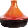 Cosy & Trendy Tajine Zwart / Oranje - Gietijzeren Schaal - Ø25cm - Geschikt Voor Inductie -Woonkeuken Winkel 1200x986