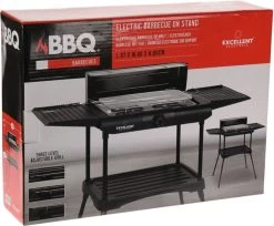 Excellent Electrics Elektrische Barbecue - Grilloppervlak (LxB) 36x24 Cm - 2000W - Zwart -Woonkeuken Winkel 1200x993 2
