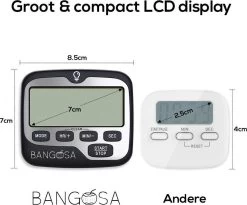 BanGosa® Magnetisch Digitale Kookwekker - Timer - RVS - Keukenwekker Digitaal - Digitale Keuken Timer - Stopwatch Met Magneet -Woonkeuken Winkel 1200x996 1