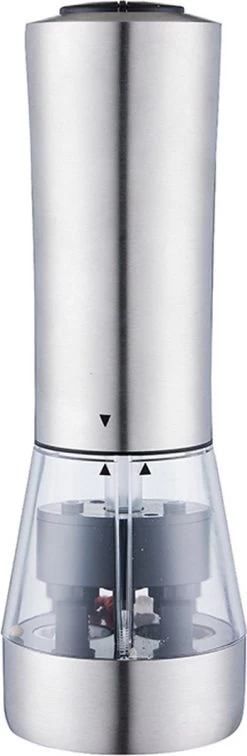 KROMS Peper En Zoutmolen Set - Peper En Zoutmolen Set Elektrisch -2 In 1 - Instelbare Maalgraad - Pepermolen - Zoutmolen - Peper En Zoutmolen Elektrisch -Woonkeuken Winkel 392x1200