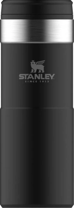 Stanley The NeverLeak™ Travel Mug 0,35L NEW - Thermosfles - Matt Black -Woonkeuken Winkel 426x1200
