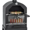 MaxxGarden Pizza Oven Buiten - Houtskool – Incl. Pizzasteen - 45x65x158cm -Woonkeuken Winkel 500x1200