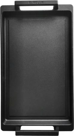 Eurolux Teppanyaki Plaat Met Grepen - 41 X 24 X 2.5 Cm - Zwart - Aluminium - Geschikt Voor Alle Warmtebronnen 22 Eurolux Teppanyaki Plaat Met Grepen - 41 X 24 X 2.5 Cm - Zwart - Aluminium - Geschikt Voor Alle Warmtebronnen -Woonkeuken Winkel 658x1200