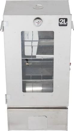 2-L Home & Garden XL Rookoven - RVS - 80x40x28 Cm - 3 Etages -Woonkeuken Winkel 680x1200 3