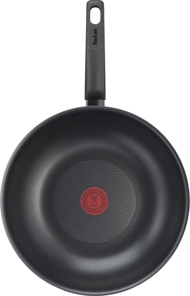 Tefal Easy Plus Pannenset - Koekenpan Ø 24 Cm + Wokpan Ø 28 Cm - Niet Geschikt Voor Inductie 7 Tefal Easy Plus Pannenset - Koekenpan Ø 24 Cm + Wokpan Ø 28 Cm - Niet Geschikt Voor Inductie - Afbeelding 5
