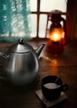 Vaja Valerie - Theepot Met Filter - Dubbelwandig - RVS - 1.2L -Woonkeuken Winkel 857x1200 1