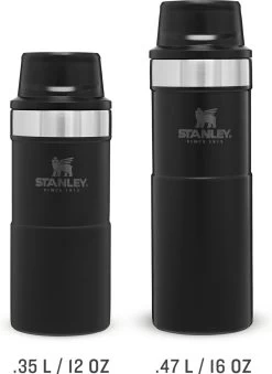 Stanley Trigger-Action Travel Mug 0.47L - Thermosfles - Matt Black -Woonkeuken Winkel 875x1200
