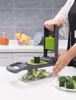 Merkloos Mandoline – Multifunctionele Groentesnijder – Nicer Dicer -Woonkeuken Winkel 907x1200
