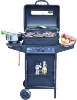 Halifax Gasbarbecue 5,5 KW - Buitenkeuken Met Lavasteen Grillplaat En Gaspit - 100x98 Cm -Woonkeuken Winkel 921x1200 2