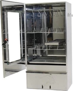 2-L Home & Garden XL Rookoven - RVS - 80x40x28 Cm - 3 Etages -Woonkeuken Winkel 958x1200 1